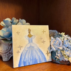 Cinderella Dress on a Stand