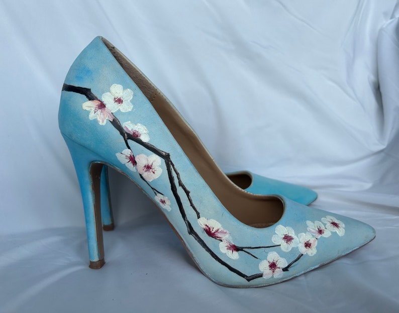 Handpainted Shoes Etsy