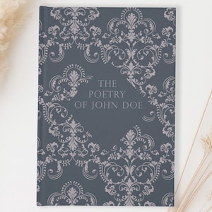 Personalized Poetry Journal • Custom Hardcover Writer Notebook