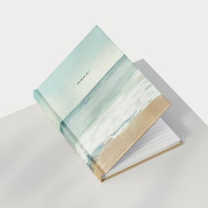 Aesthetic Notebook, Minimalist Custom Journal, Notebook Blank Page, Personalized Notebook, Notebook Personalized, Personalized Journal image 3