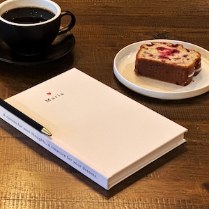 Personalized Minimalist Journal, Emoji Symbol, Custom Notebook