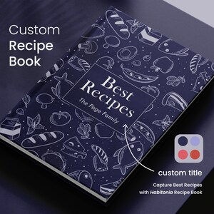 Personalized Recipe Organizer, Custom Recipe Journal, Custom Recipe Binder, Custom Recipe Notebook, Custom Family Recipe Book