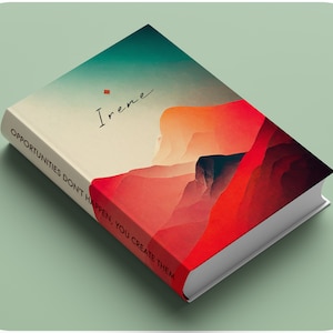 Gepersonaliseerd notitieboek, aangepast dagboek, esthetische notitieboeken op maat, gepersonaliseerde geschenken, persoonlijke notities, minimalistische hardcover, A5-notitieboekje