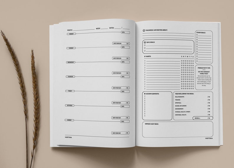 Ultimate Planner, Minimalist Planner, Hardcover Agenda 2024, Softcover Daily Planner 2024, 2024 Calendar, Weekly Planner 2024, Agenda 2024 image 4