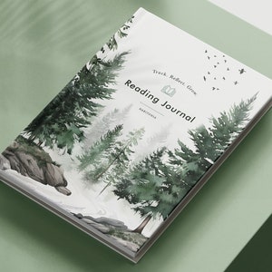 Reading Journal, Book Tracker, Review Books, Book List, Reading Diary, Book Planner, Hardcover, Softcover, Reading Agenda, Reading Planner