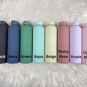 Engraved stainless steel water bottles