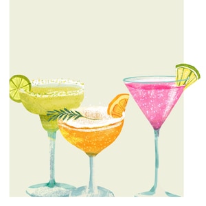 Classy Drinks Digital Photo