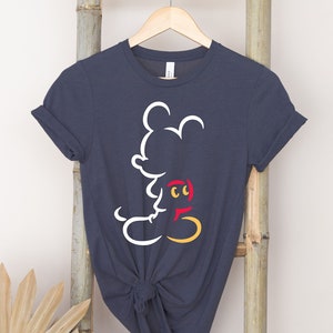 Chemise Mickey Sketch - Chemise Disneyland - Chemise Mickey - Chemises Disneyworld - Chemise Disney Trip - Chemises famille Disney - Chemise Disney Group