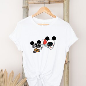 Disney Wall-E Shirt, Wall-E & Eve Shirt, Mickey Ears Shirt, Wall-E Mickey Balloon Tee, Disney Trip Shirt, Disney Magic Kingdom Shirt, Epcot