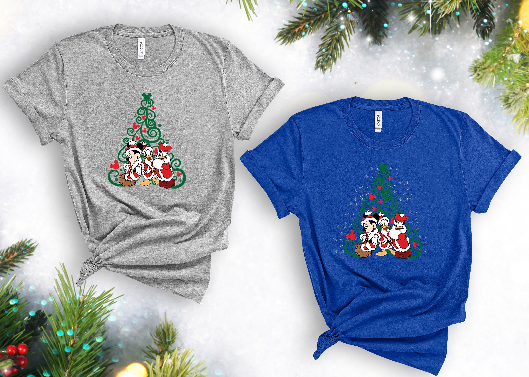Discover Mickey Christmas Shirt, Donald Duck Shirt, Daisy Duck Xmas Shirt,  Disney Christmas Shirt, Christmas Gifts Shirt, Mickey And Friends Shirt