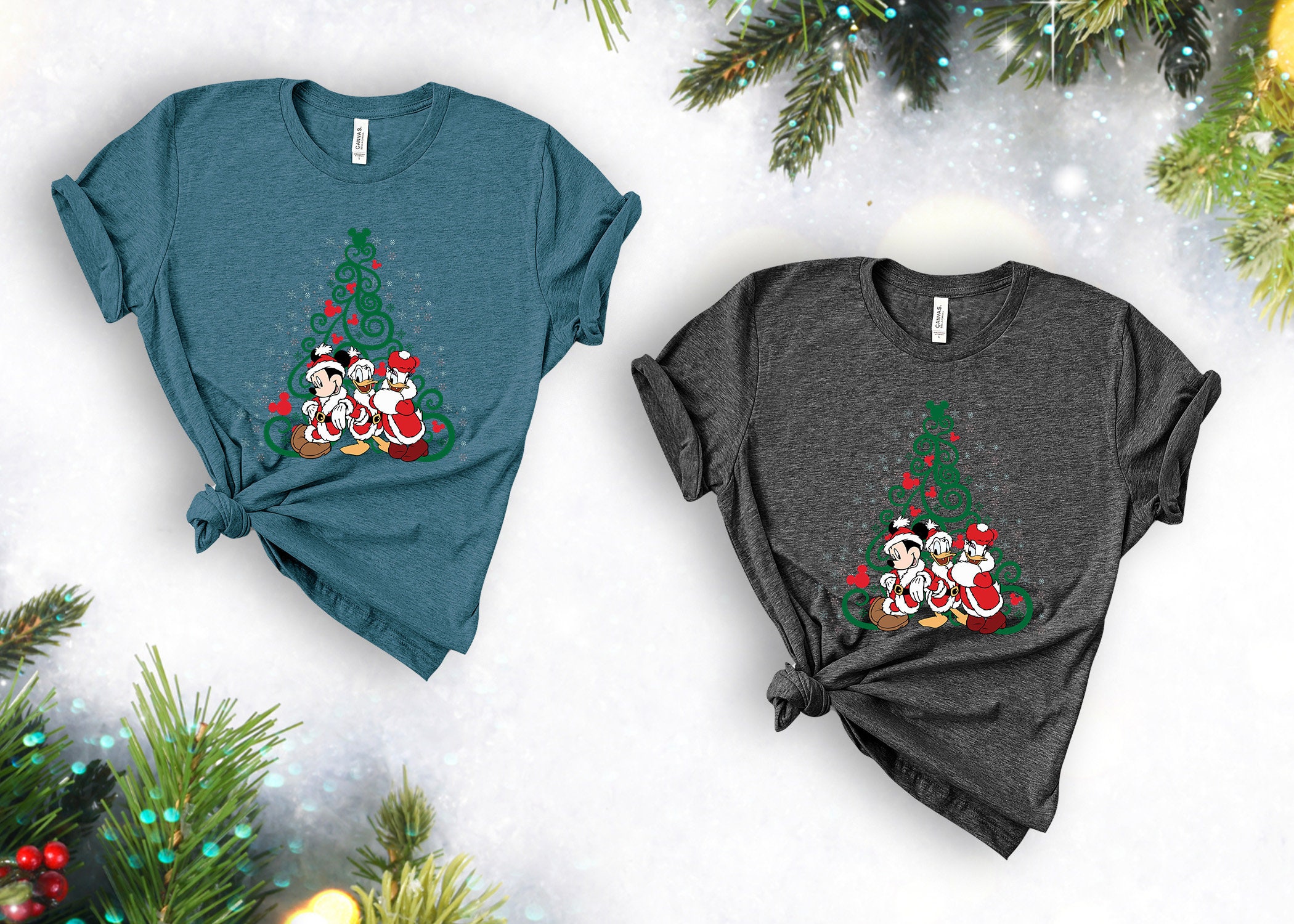 Discover Mickey Christmas Shirt, Donald Duck Shirt, Daisy Duck Xmas Shirt,  Disney Christmas Shirt, Christmas Gifts Shirt, Mickey And Friends Shirt