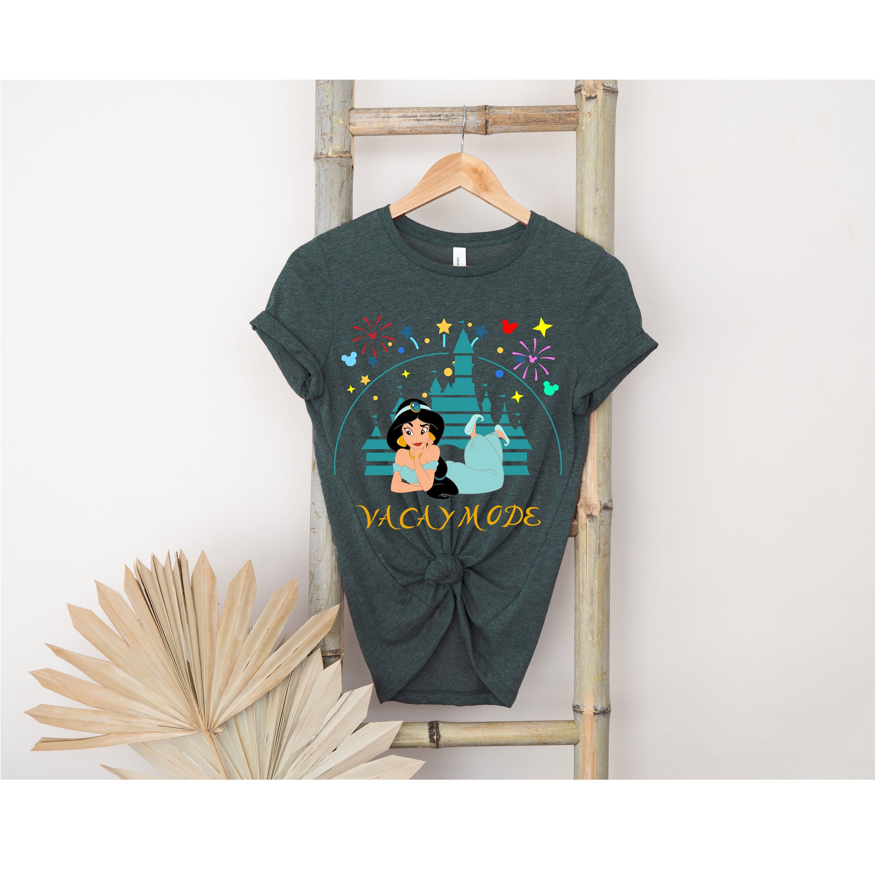 Discover Camiseta Princesa Disney Jasmine Hermosa Linda Vintage para Hombre Mujer