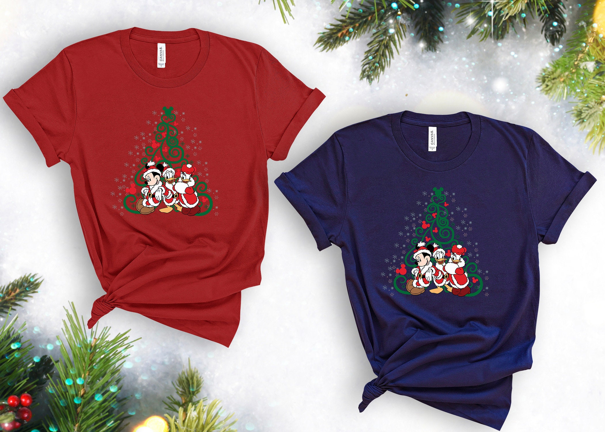 Discover Mickey Christmas Shirt, Donald Duck Shirt, Daisy Duck Xmas Shirt,  Disney Christmas Shirt, Christmas Gifts Shirt, Mickey And Friends Shirt