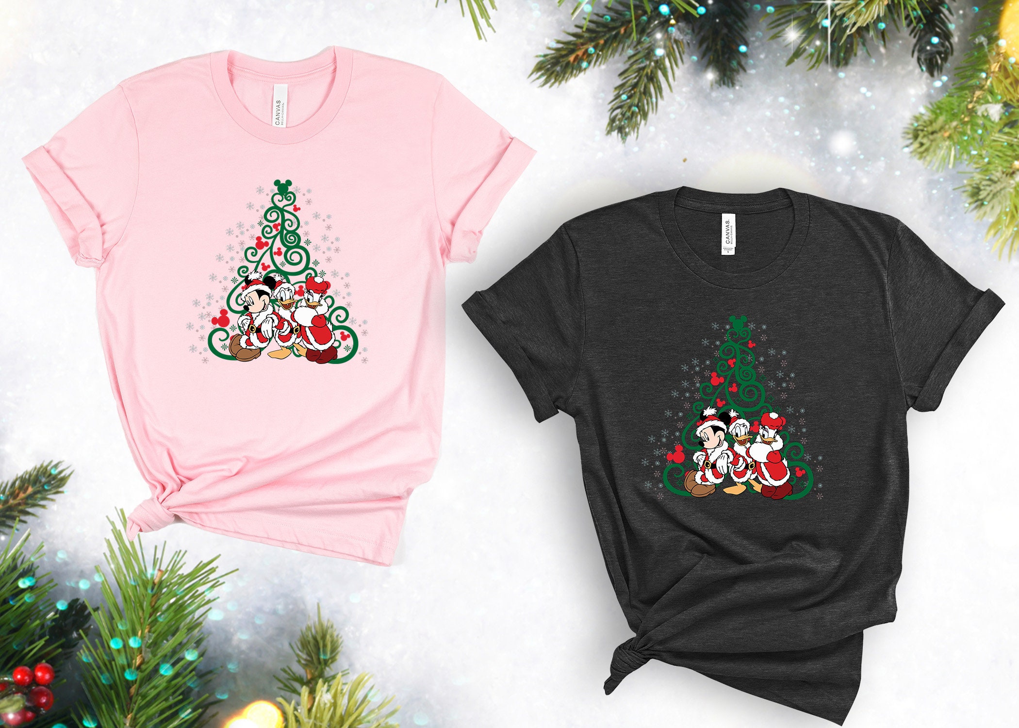 Discover Mickey Christmas Shirt, Donald Duck Shirt, Daisy Duck Xmas Shirt,  Disney Christmas Shirt, Christmas Gifts Shirt, Mickey And Friends Shirt