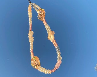 Strawberry Phone Charm (in pink)
