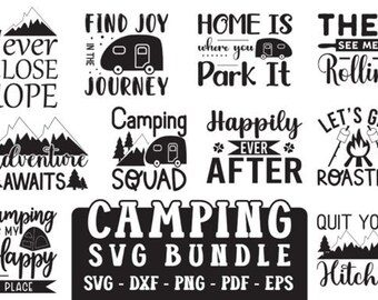 Camping SVG Bundle, Camping Eps Bundle, Camping Png bundle, Camping Dxf Bundle, Camping AI bundle, Camping Pdf Bundle