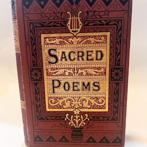 poèmes sacrés ; Being a Selection From the Poets Devotional & Moral (vers 1890's) Relié.