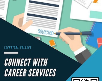 Career Services Flyer Template | Promotional Template | Editable Digital Download | Canva