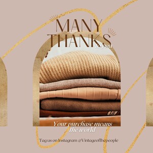 Vintage Rustic Gold Thank You Cards | Postcard Sized Cards | For Businesses | Events | Weddings | Real Estate Template | Editable