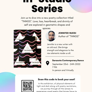 Minimalist Cream Pastel Flyer: Event Marketing Canva Template (Digital Download)