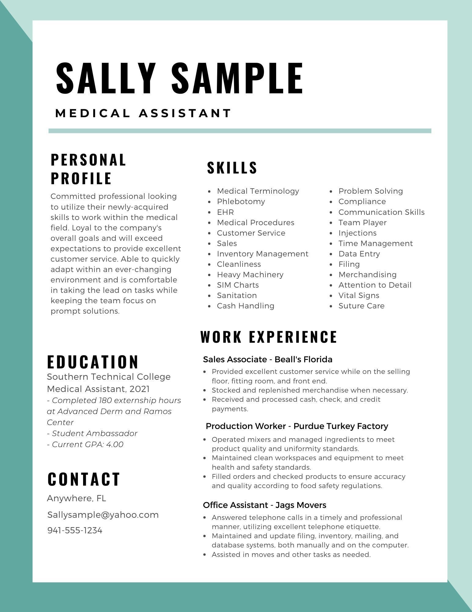 Medical Assistant Resume Templates - Il Fullxfull.3946703775 8dcz 