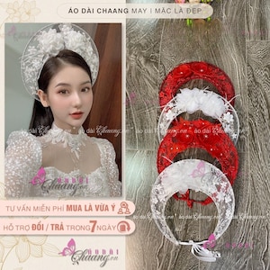 Headband for Vietnamese women Ao Dai, Man, Headpiece, Vietnamese Traditional Ao Dai for Women