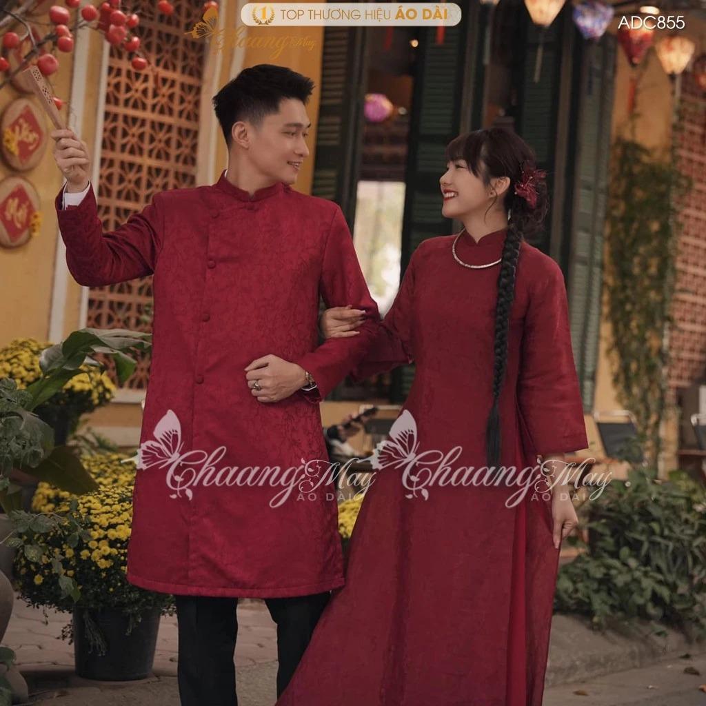 Couple Ao Dai for men and women-Áo dài cặp đôi nam nữ -Traditional Ao Dai For Women