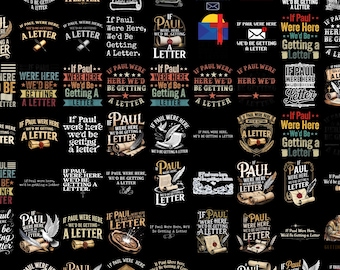 60+ Paul Here Letter PNG Bundle, Postal Service Design T Shirt, Humor Gift, If Paul Were Here, Digital Download, Png file for sublimation