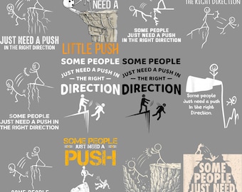 10+ Some People Just Need A Push In The Right Direction Png Bundle, Funny Sarcasm Png, Funny Sarcastic Png, Funny Png, Offensive Humor Png