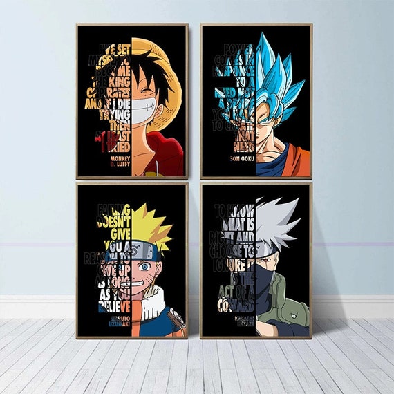 Japanese Anime Manga Quote Canvas Painting Quote Wall Decor - Etsy Finland Japanese Anime Manga Quote Canvas Painting Quote Wall Decor - Etsy Finland