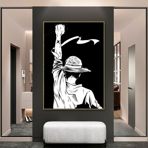 Anime Posters Black and White - Etsy