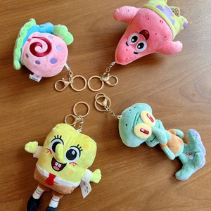Baby Patrick Star Keychain plush toy | Cartoon Character toy | Meme charm