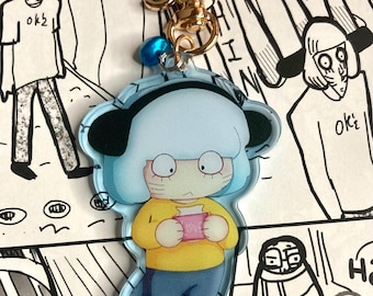 READ DESC Ranfren Nyon Catman Acrylic Keychain Charm 2.5’ PREORDER