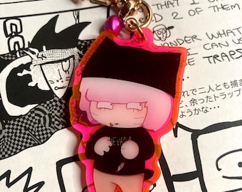 1 IN STOCK Ranfren Nyen Catman Acrylic Keychain Charm 2.5’