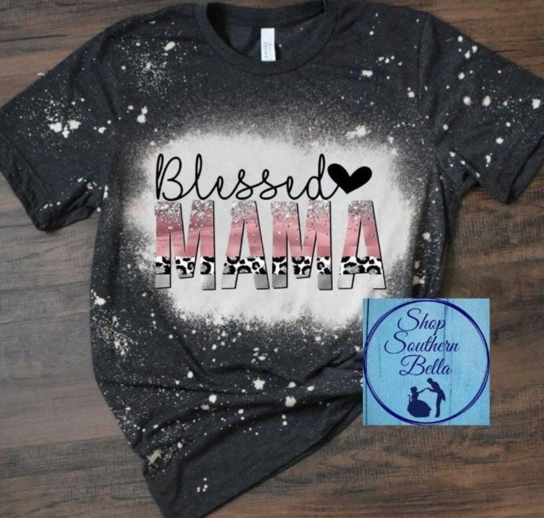 Discover Blessed Mama Shirt, Blessed Mom Tshirt, Mom Shirt, Mom Tshirt, Trending shirt