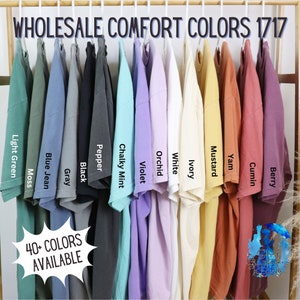 Comfort Colors Blank Shirt C1717 Oversized Boho Style Tee Soft Worn T-Shirt Trendy Tees DIY Blank Shirt Shirt Blank for Crafts