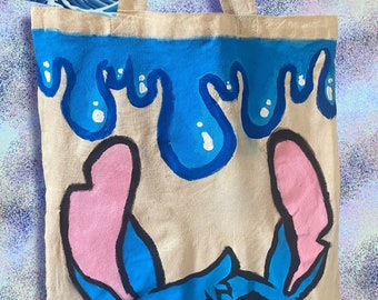Custom Handpainted Tote Bags (Cartoon Anime Furry Pets)