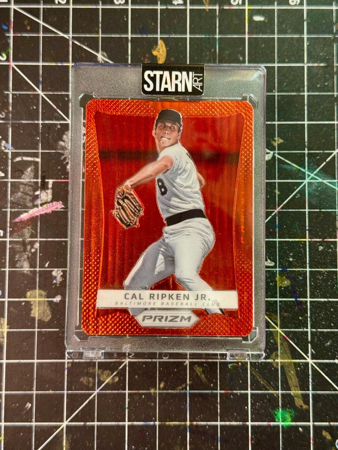 Cal Ripken Jr. Custom Embossed and Painted Baseball Card Art One of One ...