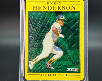 Hank Aaron / Rickey Henderson サインカード9枚限定 RICKEY HENDERSON 1990 SCORE Card #698 NM-MT Condition | eBay