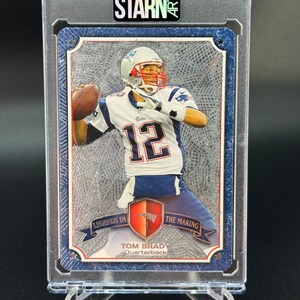 Tom Brady Custom Embossed and Painted Football 1/1 Card Art
