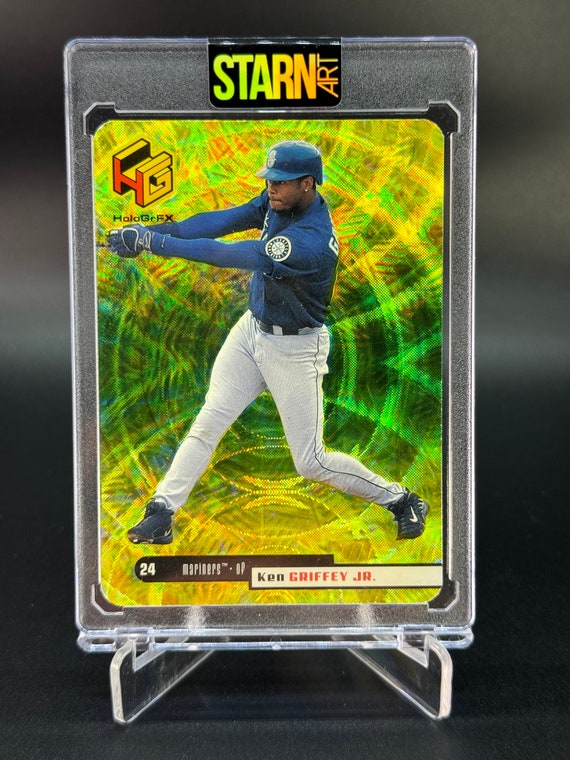 Ken Griffey Jr. Custom Embossed and Painted 1/1 Baseball