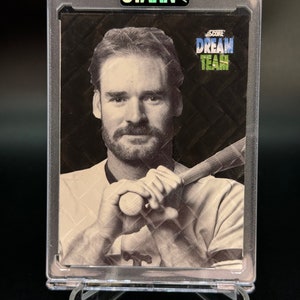 Wade Boggs Custom Baseball Card Art, 3D Embossed and acrylic painted, one of one (1/1)