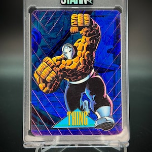 Thing Fantastic Four aangepaste reliëf en geschilderde Marvel 1/1 kaartkunst