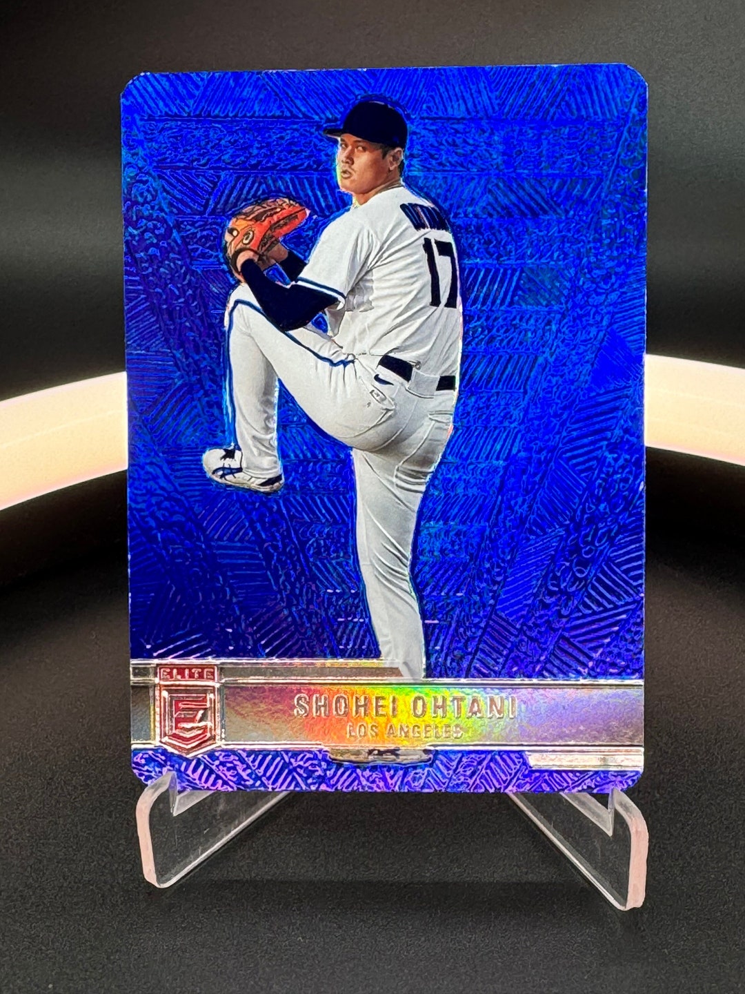 Shohei Ohtani Custom Embossed and Painted Baseball Card Art - One of ...