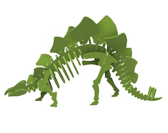 Estegosaurio / Rompecabezas de dinosaurios impresos en 3D / Esqueleto de estegosaurio / Colección de rompecabezas de dinosaurios