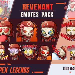 Renevant Apex Legends Emotes: Twitch/Discord Streamer Pack (Digital Download)