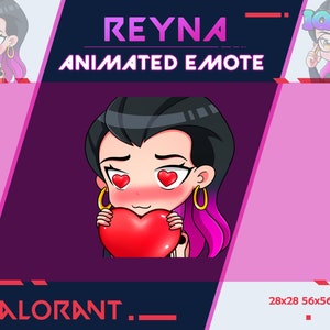 Animowana emotka Reyny Valorant: Emotka Serca (do pobrania cyfrowego)