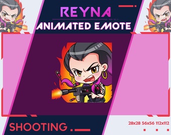 Reyna Valorant Animated Emotes, Twitch Emote Pack, Streamer Emotes, Youtube Discord Emote Pack, Emotes For Streamer, Reyna Animated Emotes
