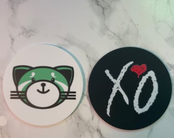 Set of two Weeknd coasters