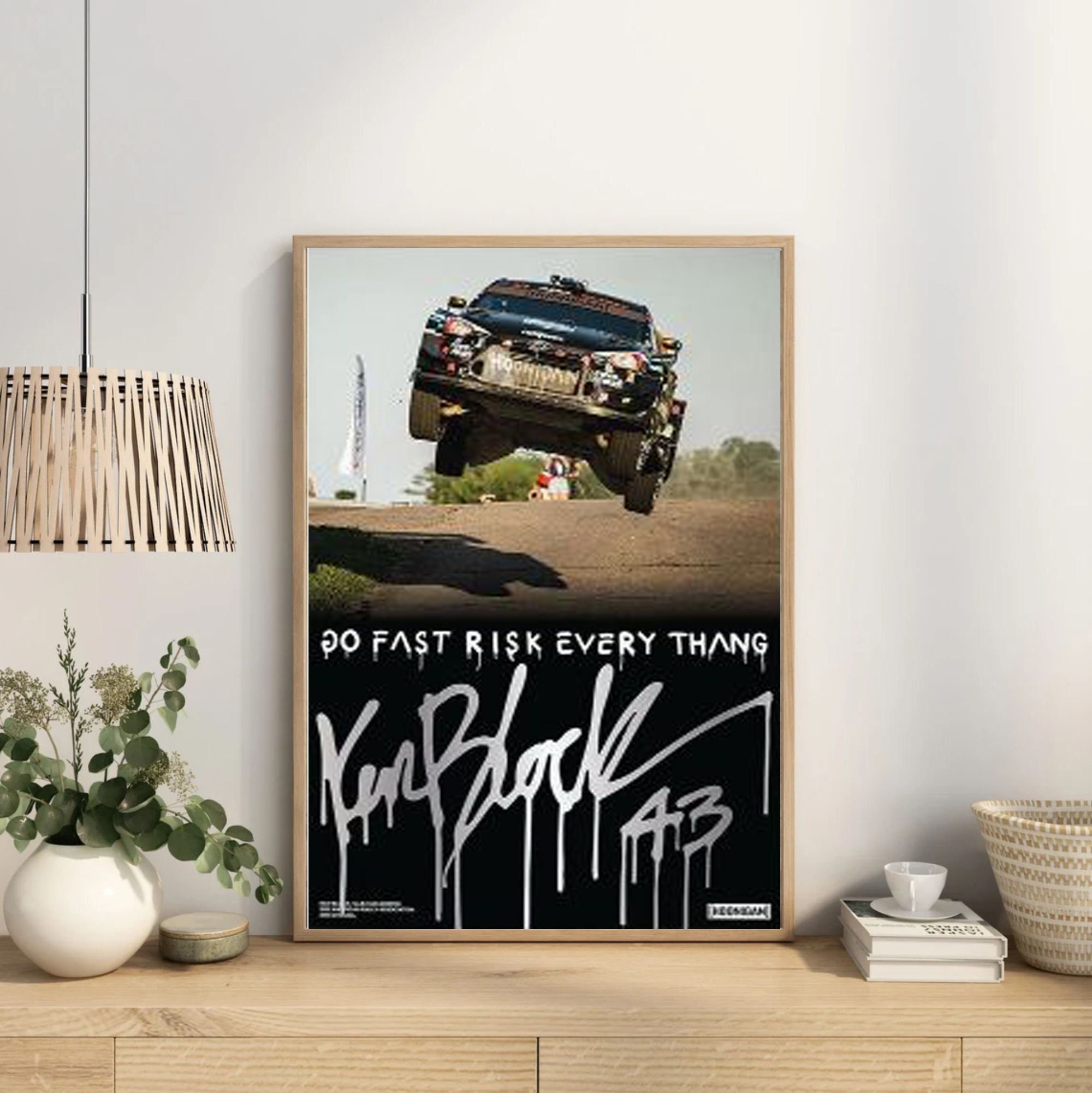 Discover Ken Block Poster, Ken Block Risk Every Thang 2022 Jump Poster